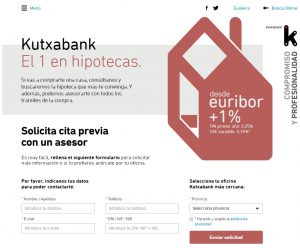 Contratar Hipoteca Kutxabank
